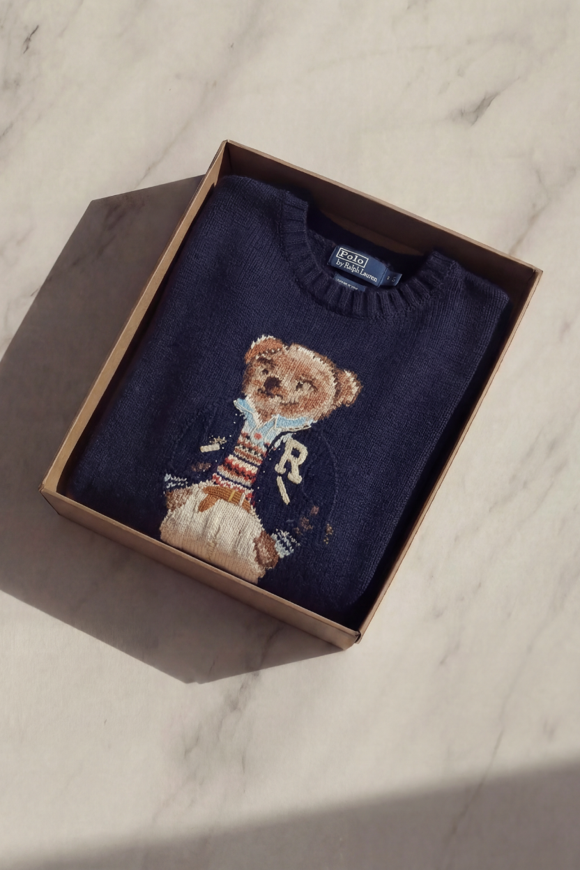 Box 1x PCS Bear Knit - Ralph Lauren