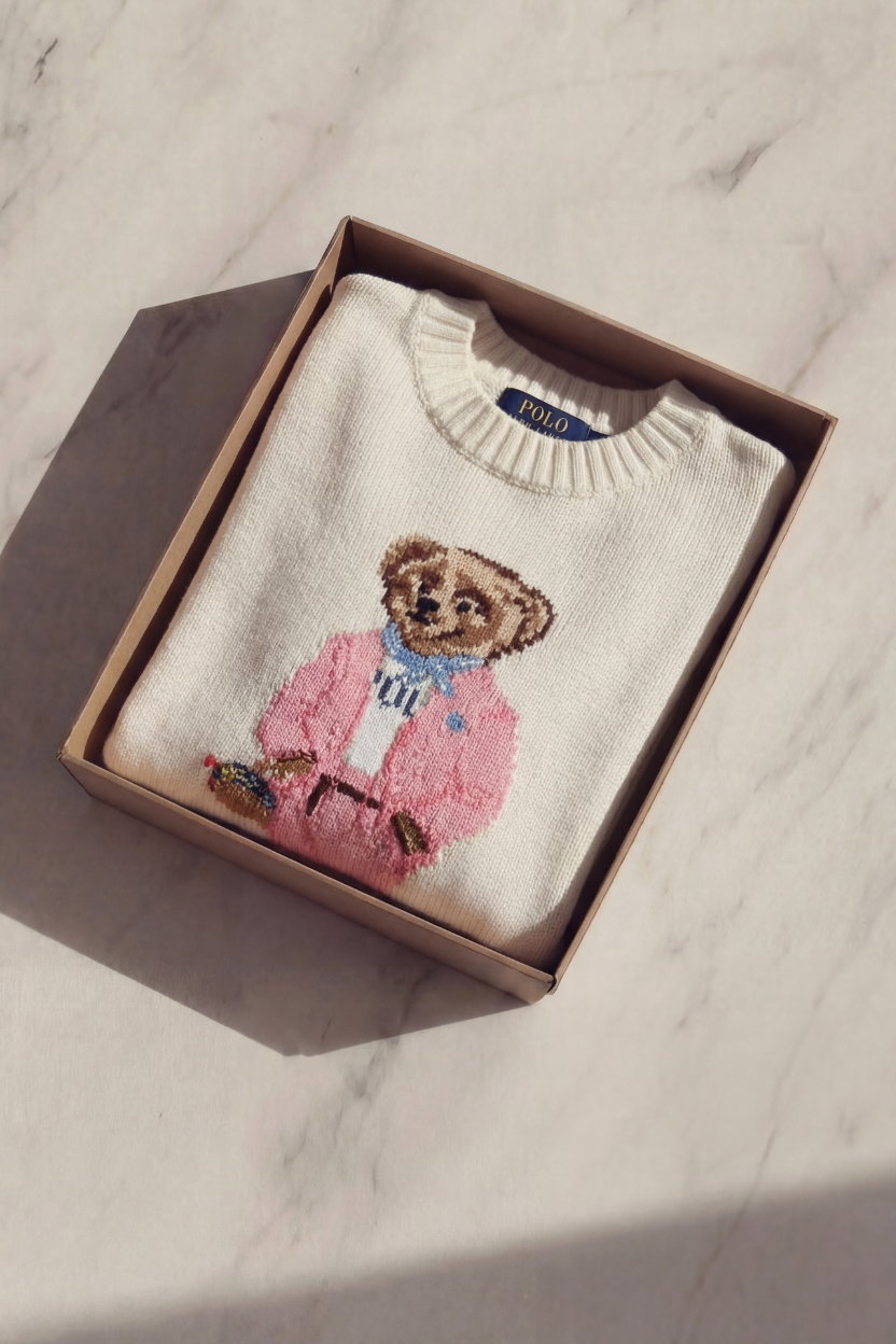 Box 1x PCS Bear Knit - Ralph Lauren