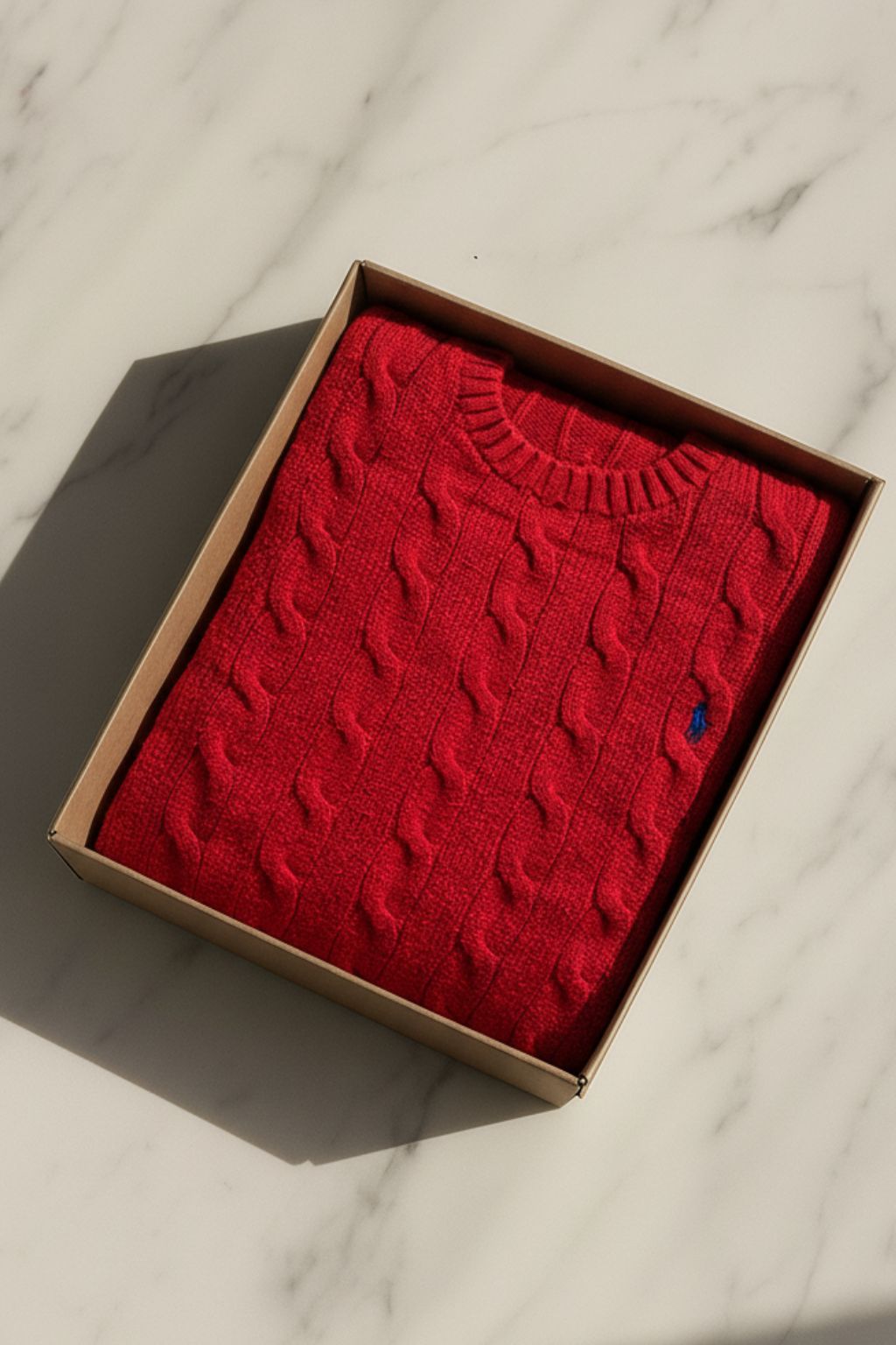 Box 1x PCS Cable Knit - Ralph Lauren