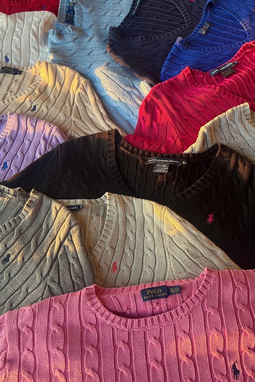 Box 3x PCS Cable Knit - Ralph Lauren