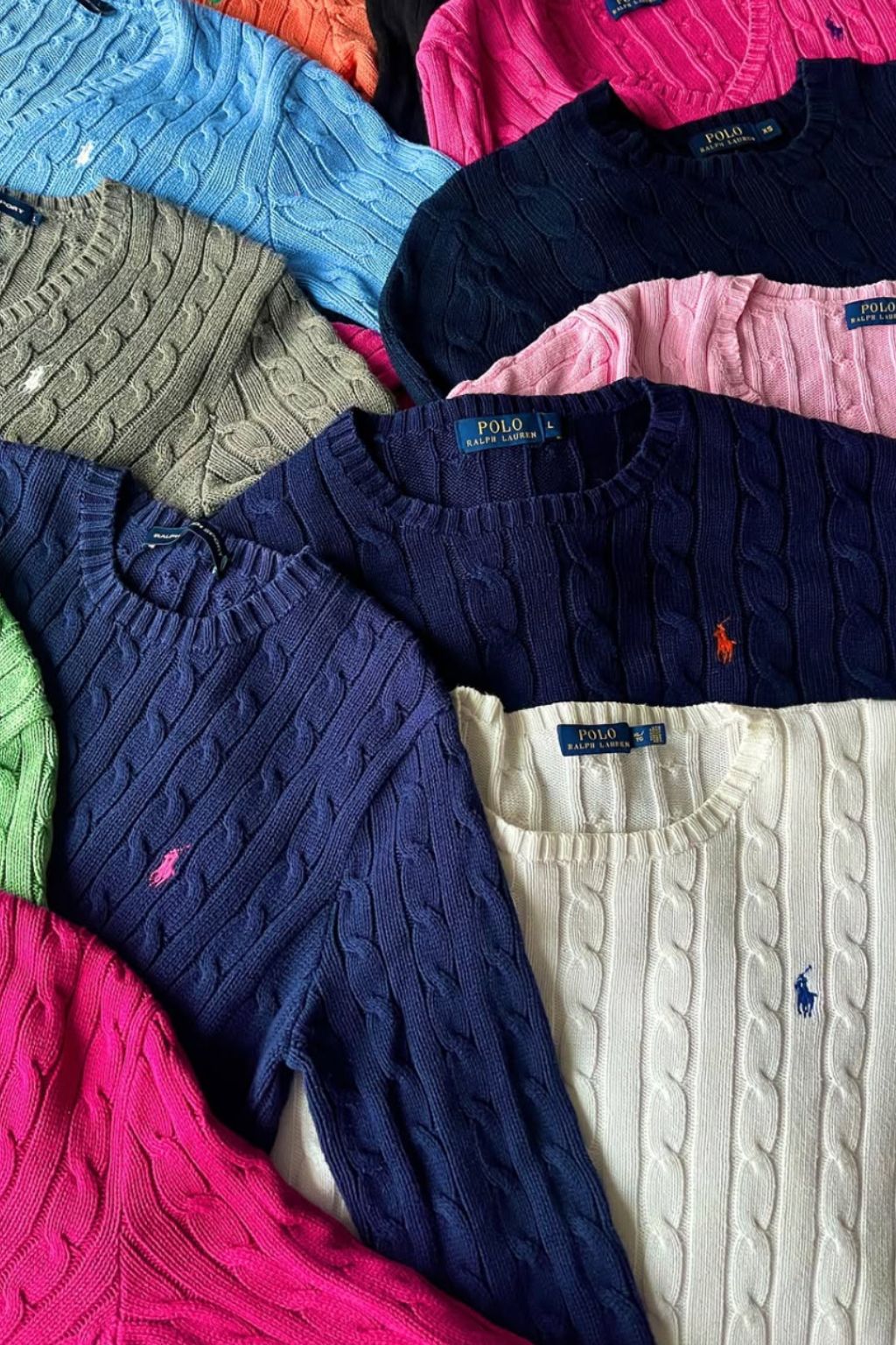 Box 1x PCS Cable Knit - Ralph Lauren