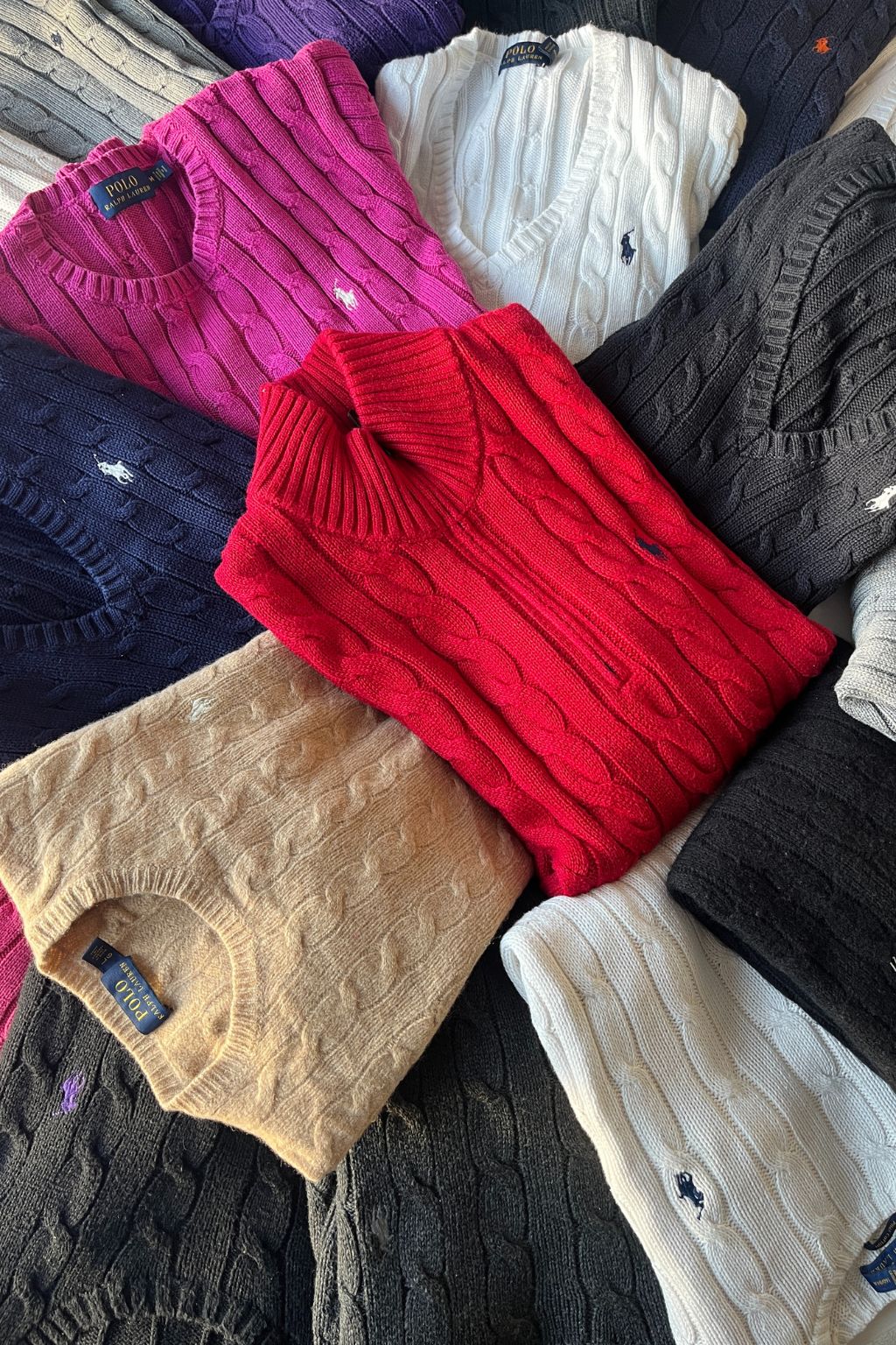 Box 1x PCS Cable Knit - Ralph Lauren