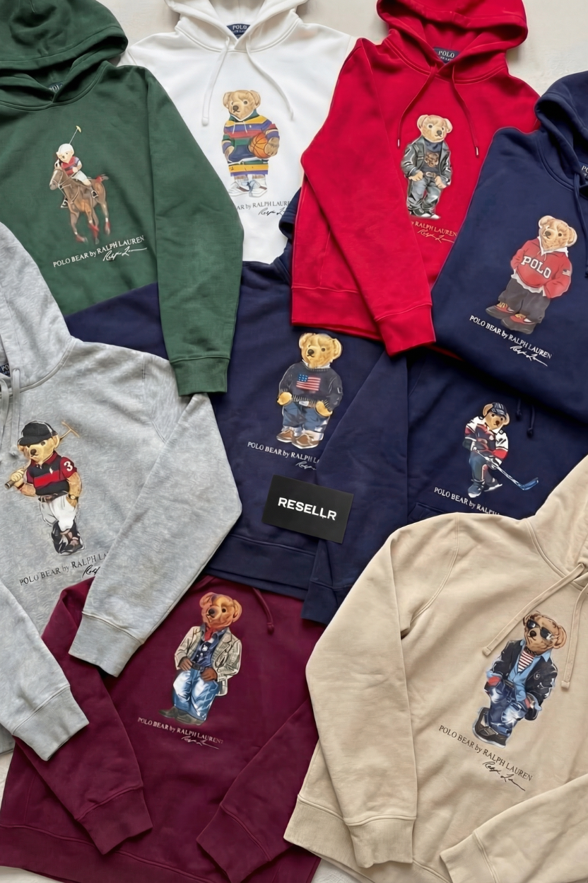 Box 3x PCS Bear Hoodie - Ralph Lauren