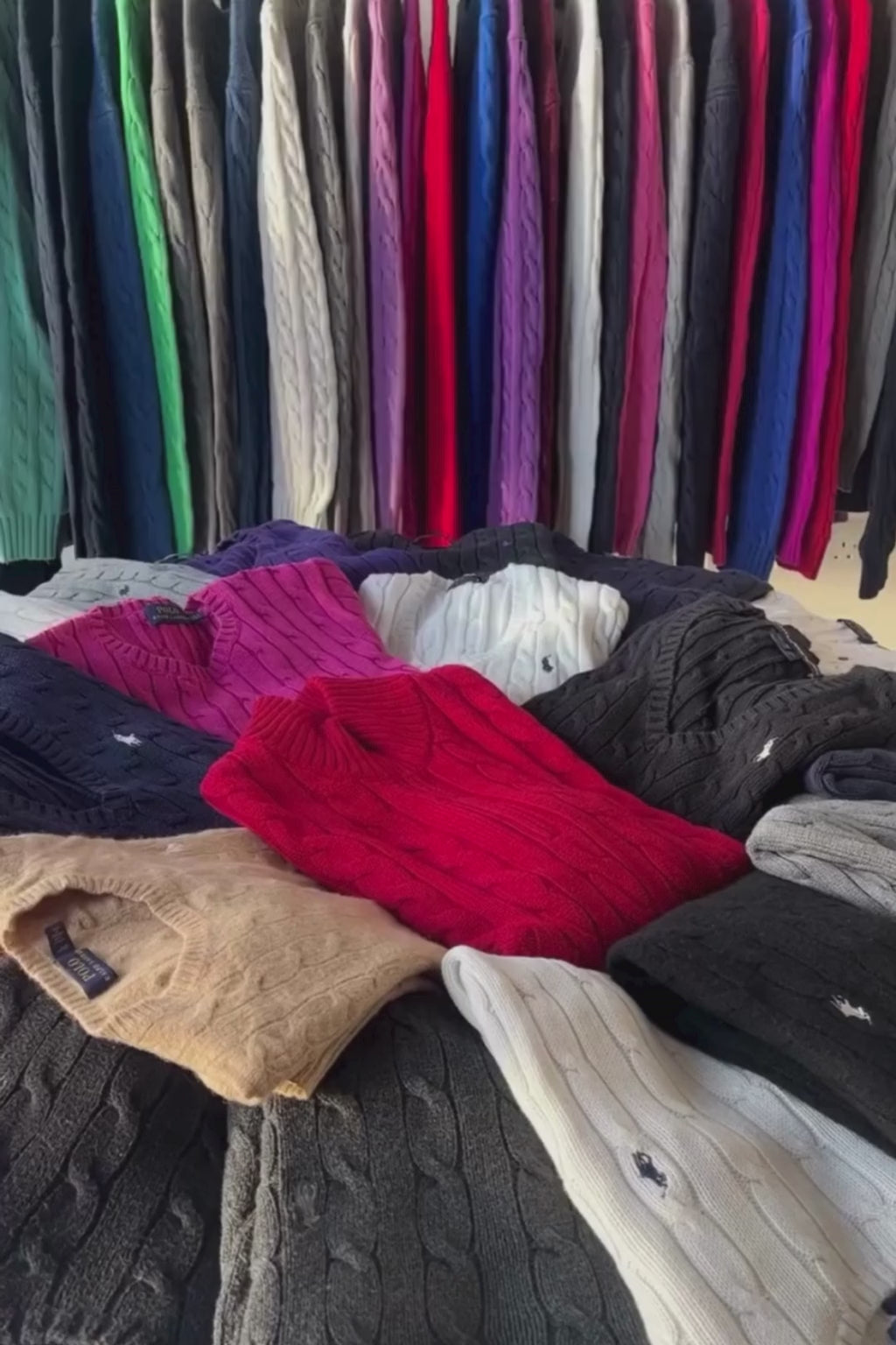 Box 1x PCS Cable Knit - Ralph Lauren