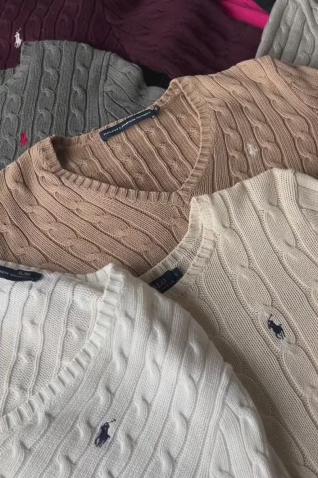 Box 1x PCS Cable Knit - Ralph Lauren