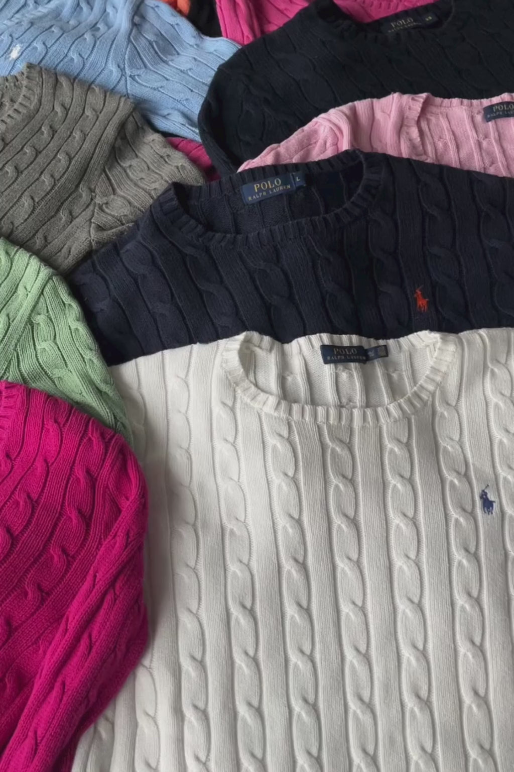 Box 1x PCS Cable Knit - Ralph Lauren