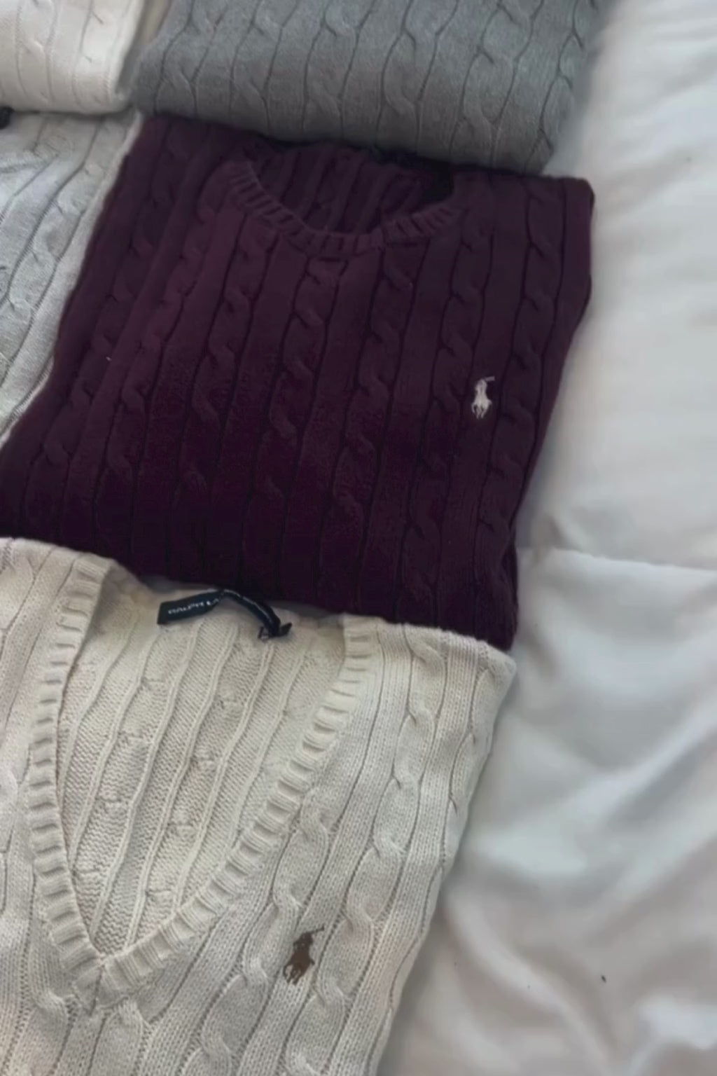 Box 1x PCS Cable Knit - Ralph Lauren