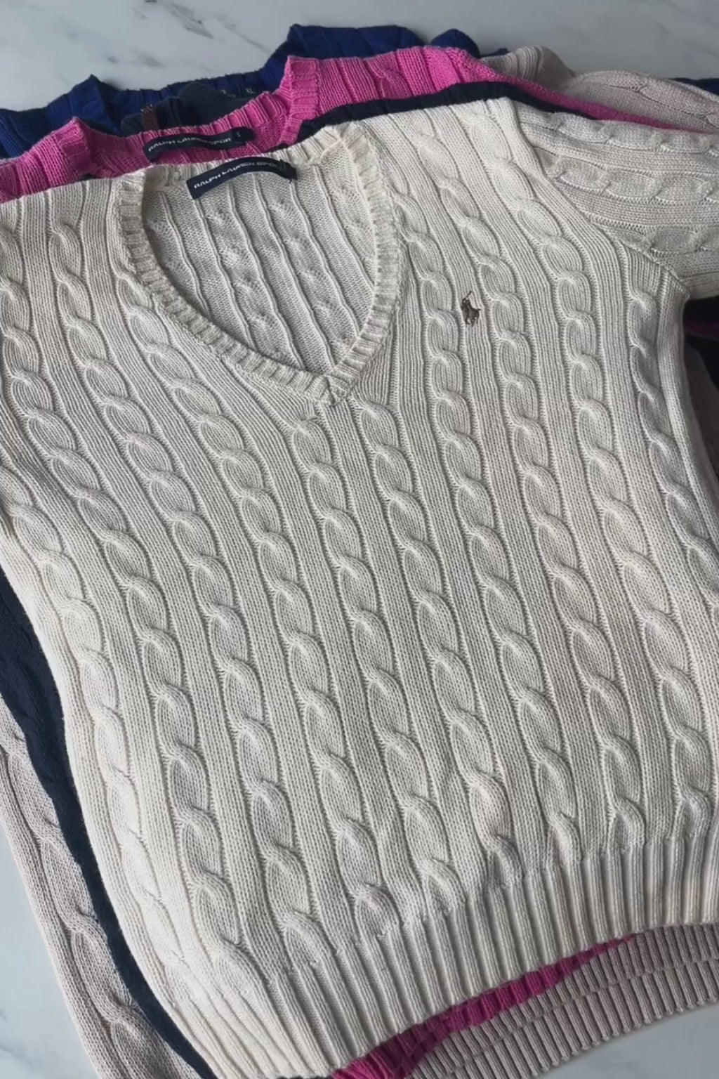 Box 1x PCS Cable Knit - Ralph Lauren